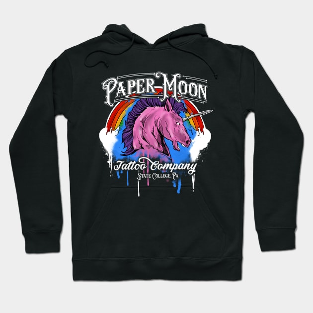 Paper Moon Tattoo Co. - U-Knee Hoodie by PaperMoonTattooCo